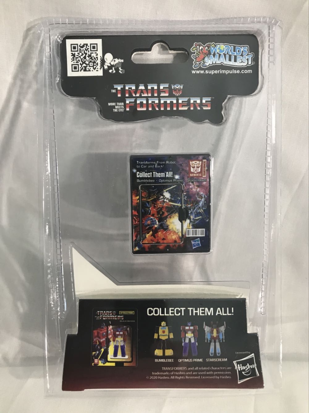 Bumblebee: Transformers - Super Impulse (World’s Smallest: Transformers) action figure collectible [Barcode 810010991171] - Main Image 2