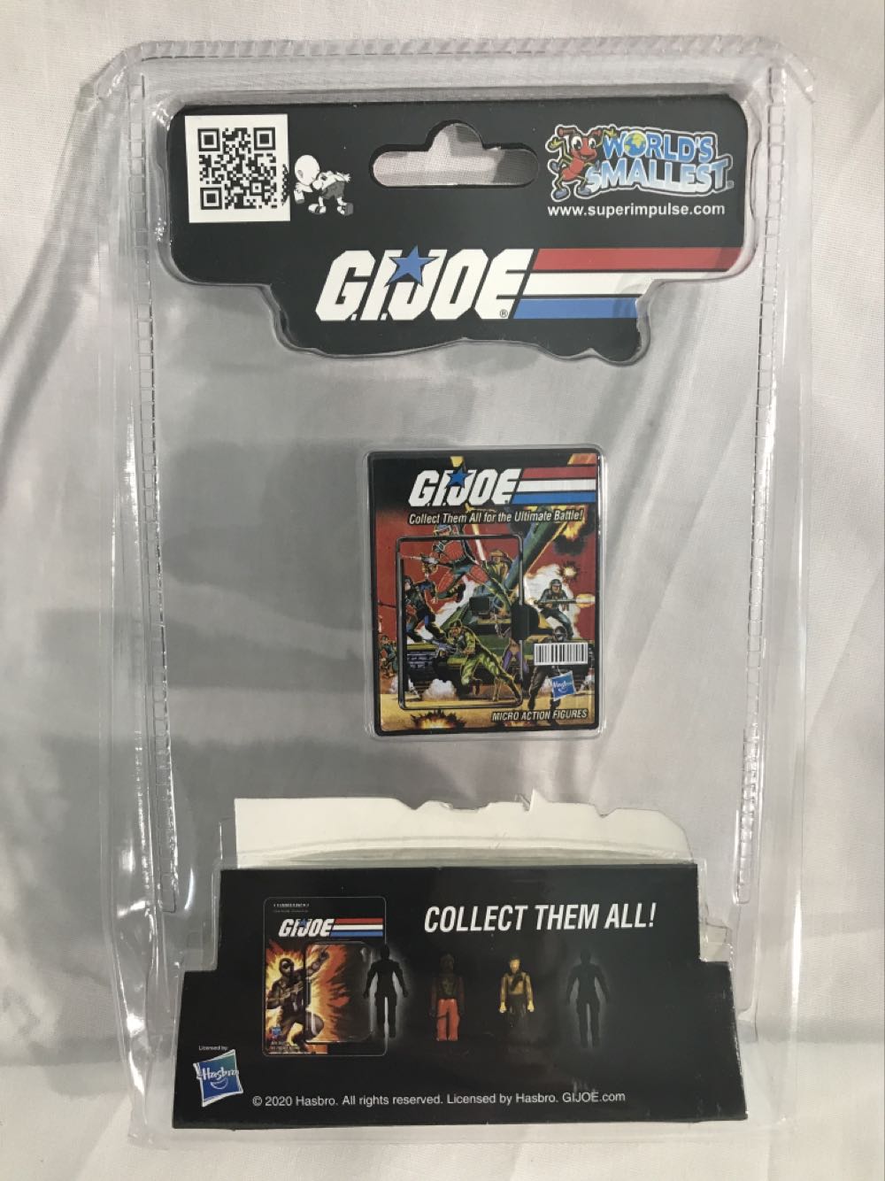 Snake Eyes - Super Impulse (World’s Smallest: G.I. Joe) action figure collectible [Barcode 810010991171] - Main Image 2