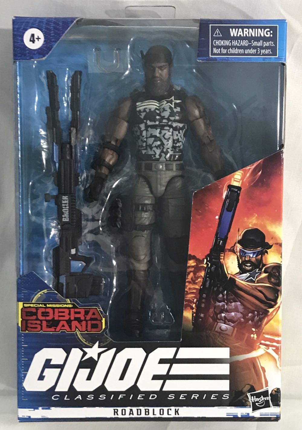 Roadblock (Cobra Island) - GI Joe Classified - Hasbro G.I. Joe Classified (G.I. Joe) action figure collectible [Barcode 5010993734719] - Main Image 1