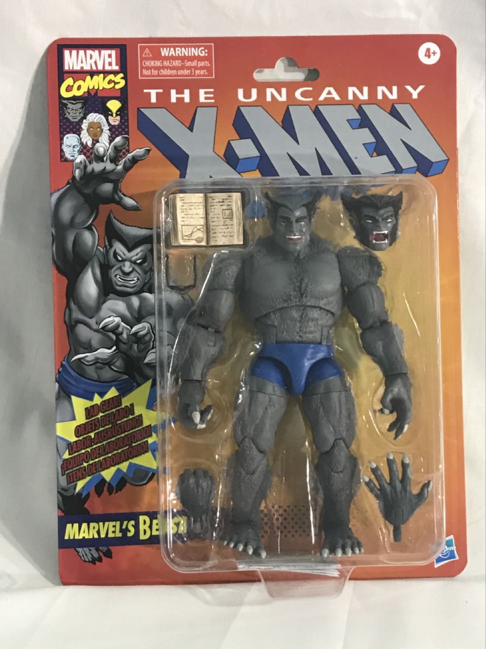 Marvel Legends X Men Retro Beast (Grey) - Hasbro (Marvel Legends: The Uncanny X-Men) action figure collectible [Barcode 5010993727230] - Main Image 1