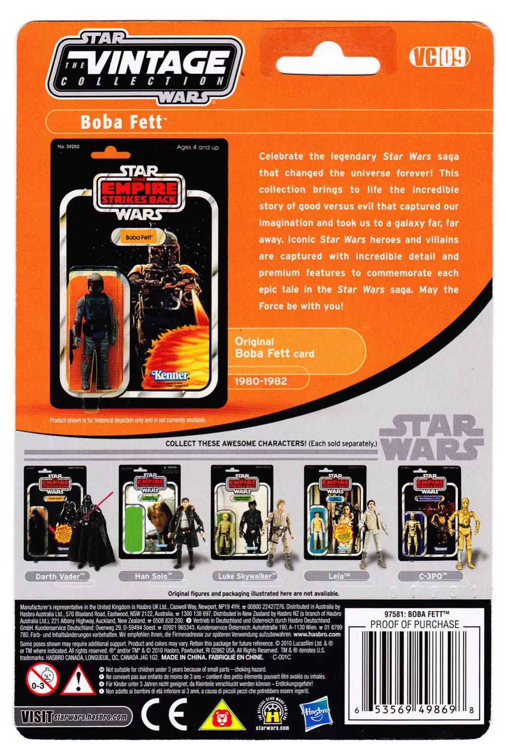 Boba Fett - Hasbro (Star Wars) action figure collectible [Barcode 630509816958] - Main Image 4