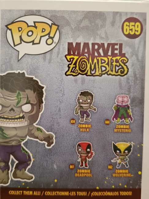 Funko Marvel Zombies 659 Zombie Grey Hulk - Funko action figure collectible [Barcode 889698491211] - Main Image 2