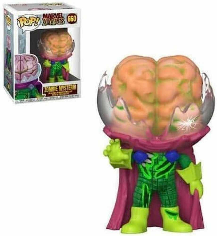 Funko Pop Marvel Zombie Mysterio (glow) - Funko Pop! Marvel Zombies (Marvel Zombies) action figure collectible [Barcode 889698503327] - Main Image 2