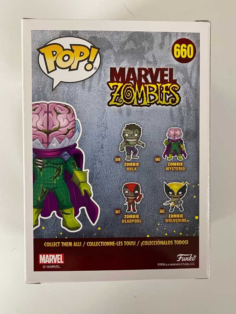 Funko Pop Marvel Zombie Mysterio (glow) - Funko Pop! Marvel Zombies (Marvel Zombies) action figure collectible [Barcode 889698503327] - Main Image 4