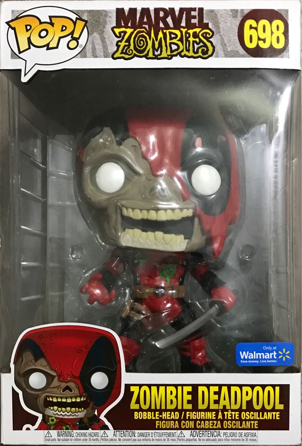 Funko Marvel Zombies 661 Zombie Deadpool - Funko Pop! Marvel Zombies (Marvel Zombies) action figure collectible [Barcode 889698491266] - Main Image 2