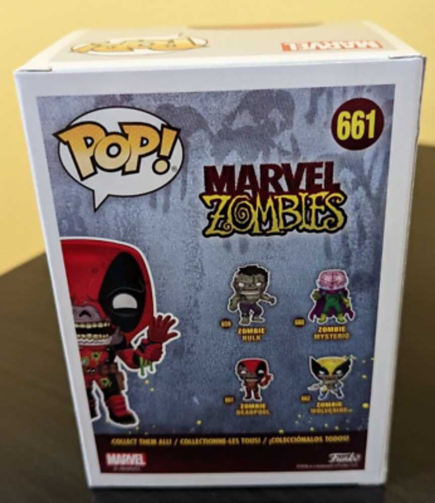 Funko Marvel Zombies 661 Zombie Deadpool - Funko Pop! Marvel Zombies (Marvel Zombies) action figure collectible [Barcode 889698491266] - Main Image 4