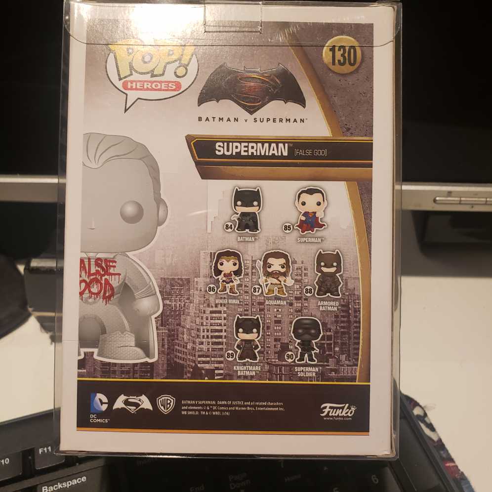 Funko POP Superman- FALSE GOD - Funko Pop Heroes (funko pop batman v superman) action figure collectible [Barcode 849803099312] - Main Image 2