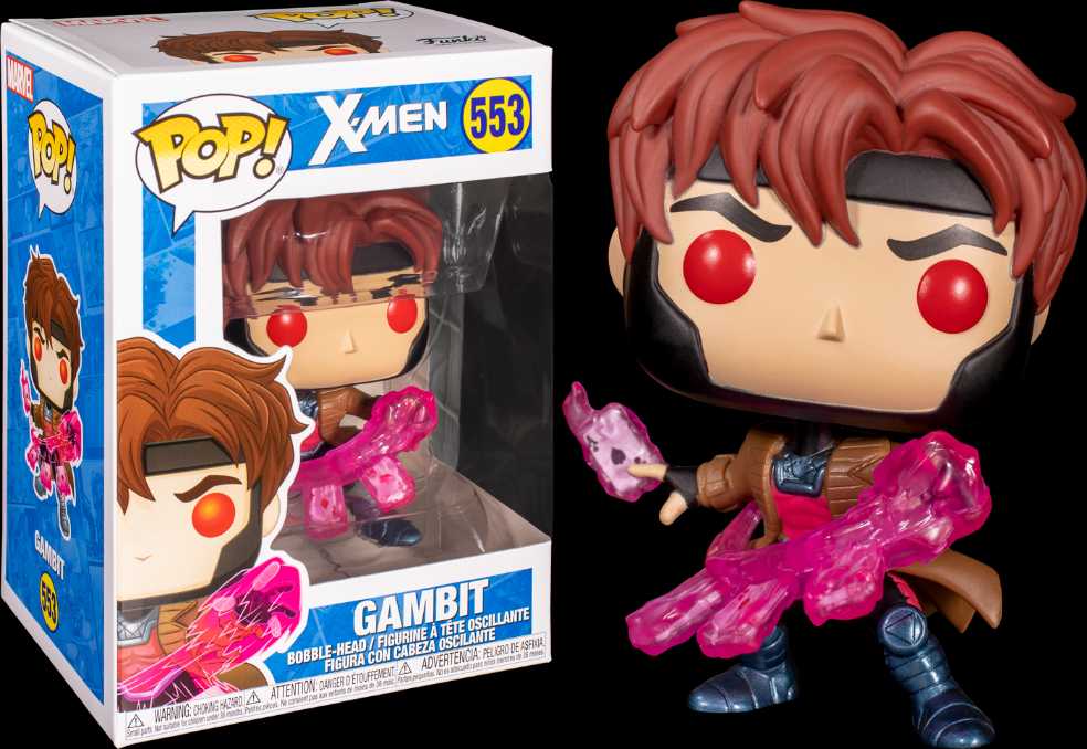 Funko X-Men #553 Gambit - Funko Pop! Comics (X-Men) action figure collectible [Barcode 889698467698] - Main Image 2