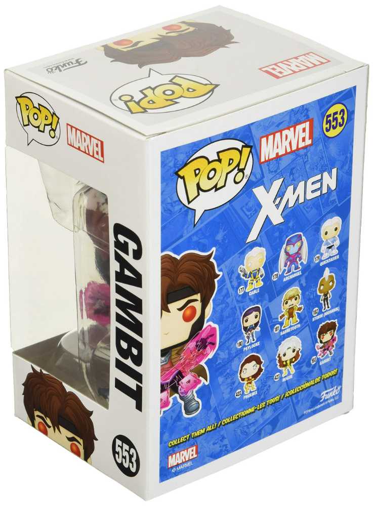 Funko X-Men #553 Gambit - Funko Pop! Comics (X-Men) action figure collectible [Barcode 889698467698] - Main Image 3