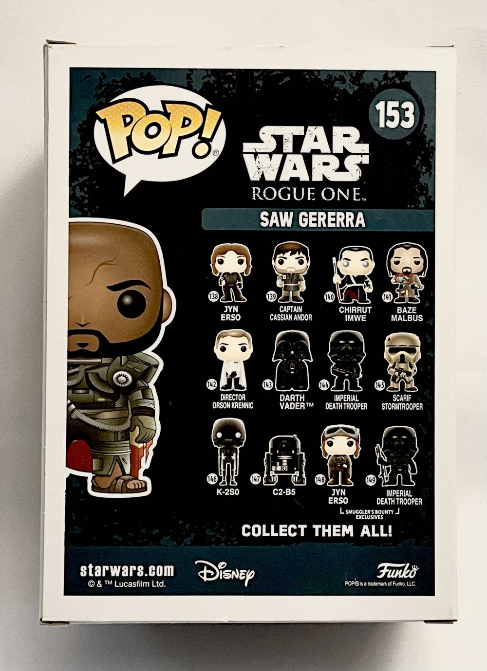#153 Saw Gererra  (Funko Pop!) action figure collectible [Barcode 889698104579] - Main Image 2