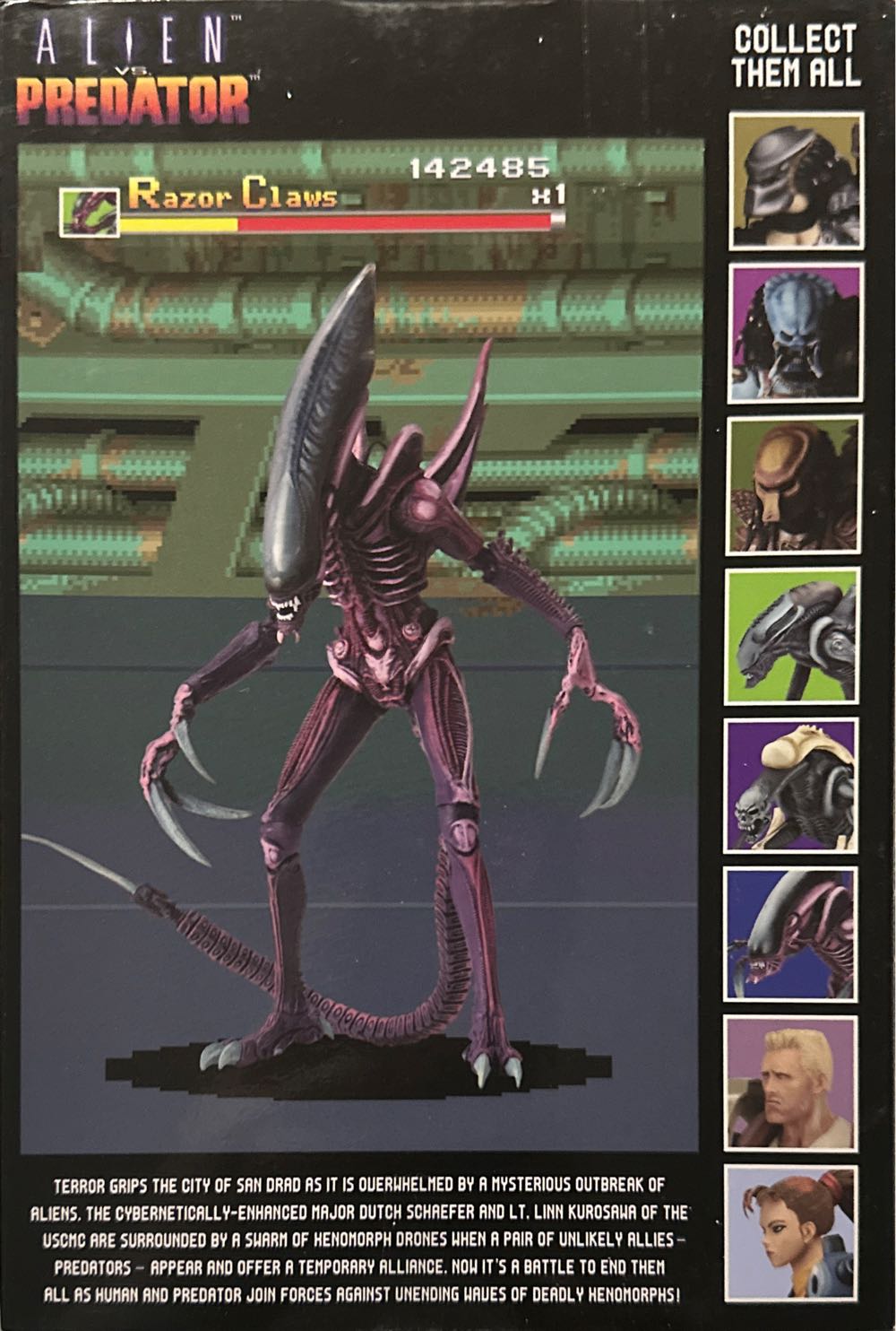 Alien Vs Predator Arcade - Razor Claws Alien - Neca (Alien vs Predator) action figure collectible [Barcode 634482516775] - Main Image 3