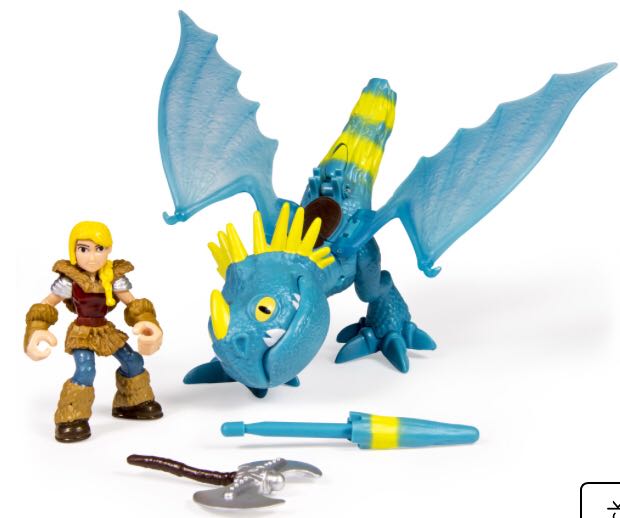 Astrid & Stormfly - Dragon Riders - Spin Master (Dragons 2) action figure collectible [Barcode 778988095744] - Main Image 2