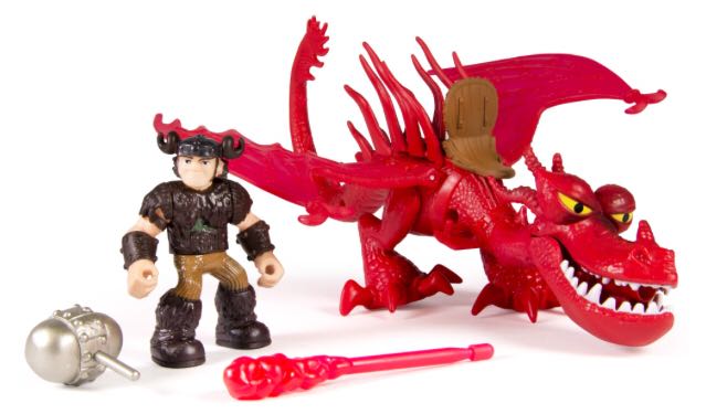 Snotlout & Hookfang- Dragon Riders - Spin Master (Dragons 2) action figure collectible [Barcode 778988095751] - Main Image 2