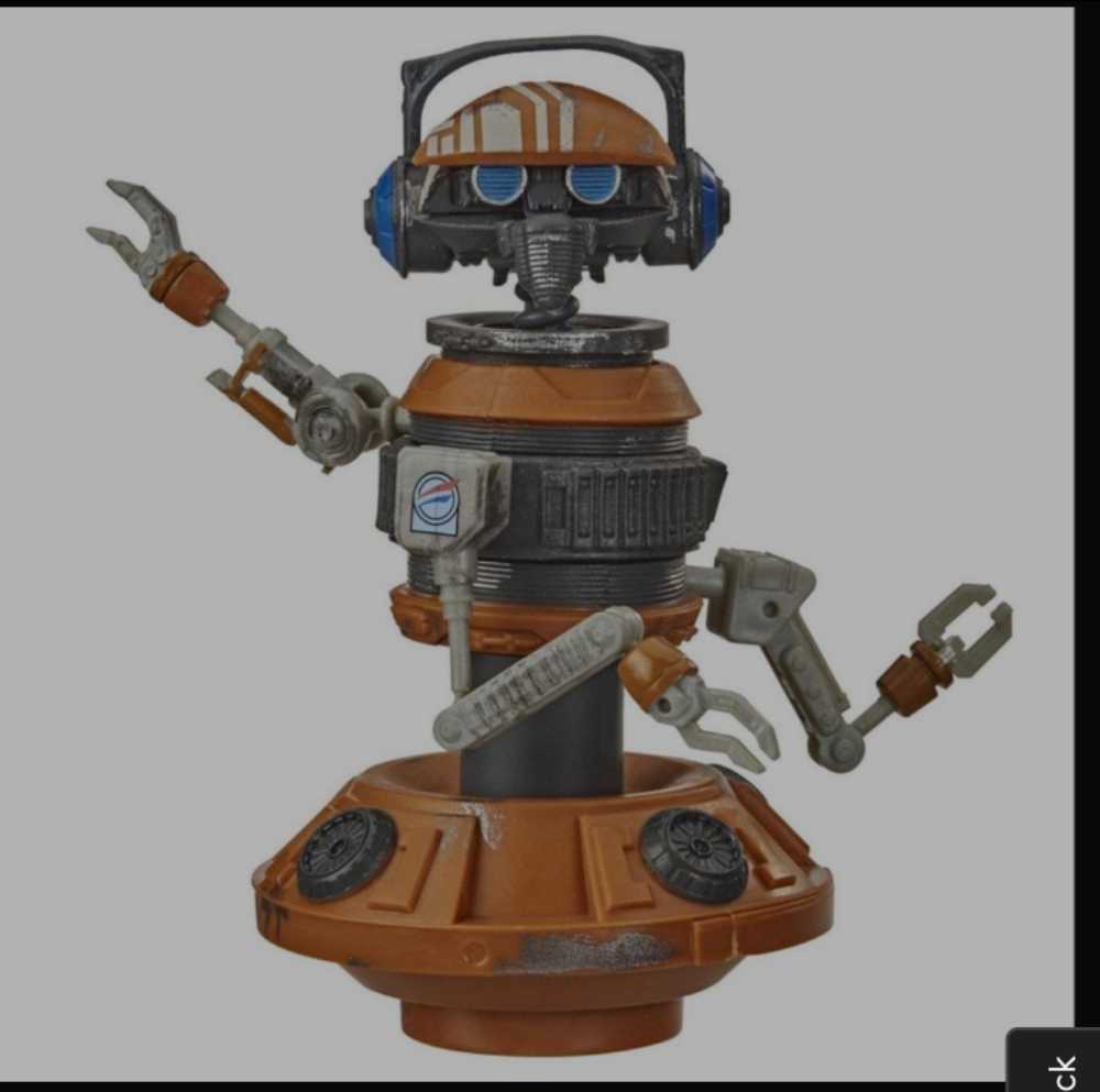 DJ R-3X (Galaxy’s Edge) - Hasbro (Star Wars Black 6”) (Star Wars Galaxy’s Edge (Starwars Black)) action figure collectible [Barcode 5010993729623] - Main Image 3