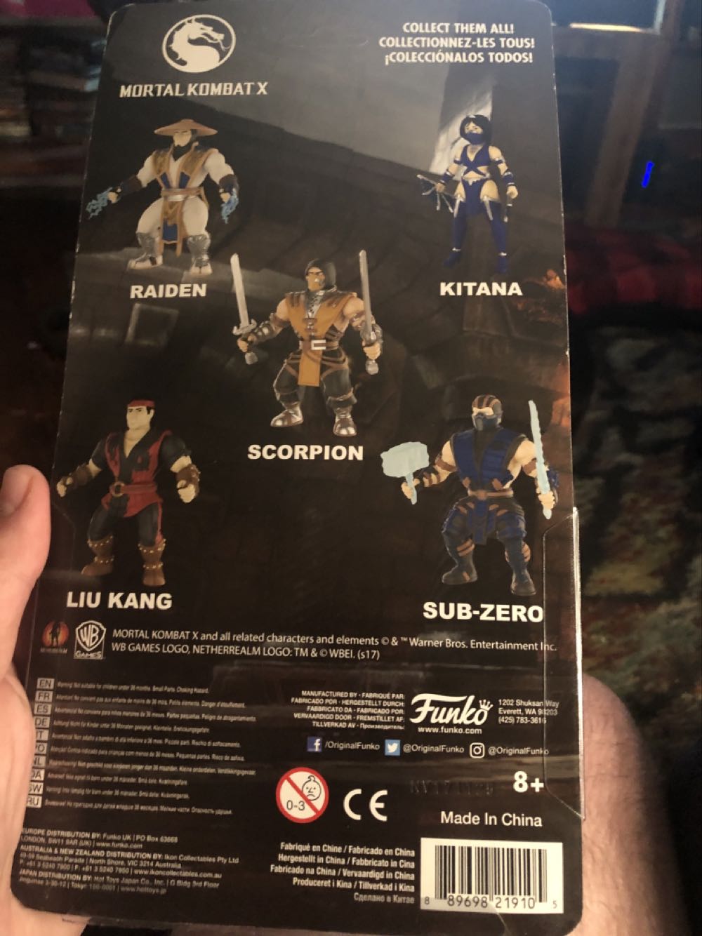 Sub-Zero - Funko (Mortal Kombat) action figure collectible [Barcode 889698219105] - Main Image 2