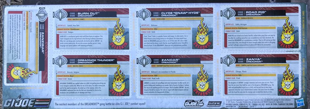 G.I. Joe Dreadnok’s Battle Set - Hasbro (G.I. Joe) action figure collectible [Barcode 653569704973] - Main Image 2