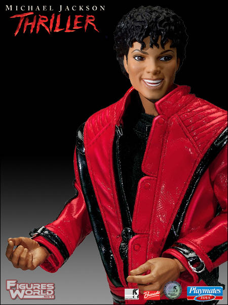 Michael Jackson : 10’’ Thriller Collectible Figure - Playmates Toys (Collectible Figure) action figure collectible [Barcode 043377223054] - Main Image 3