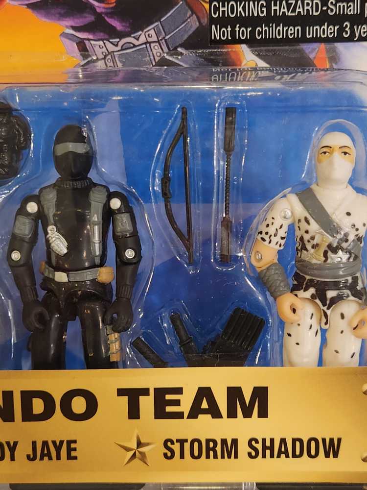 G.I. Joe Real American Hero Collection 15th Anniversary Commando Team Snake Eyes, Lady Jaye, Storm Shadow  - Hasbro / Kenner (G.I. Joe: A Real American Hero: 15th Anniversary) action figure collectible [Barcode 076281280158] - Main Image 4
