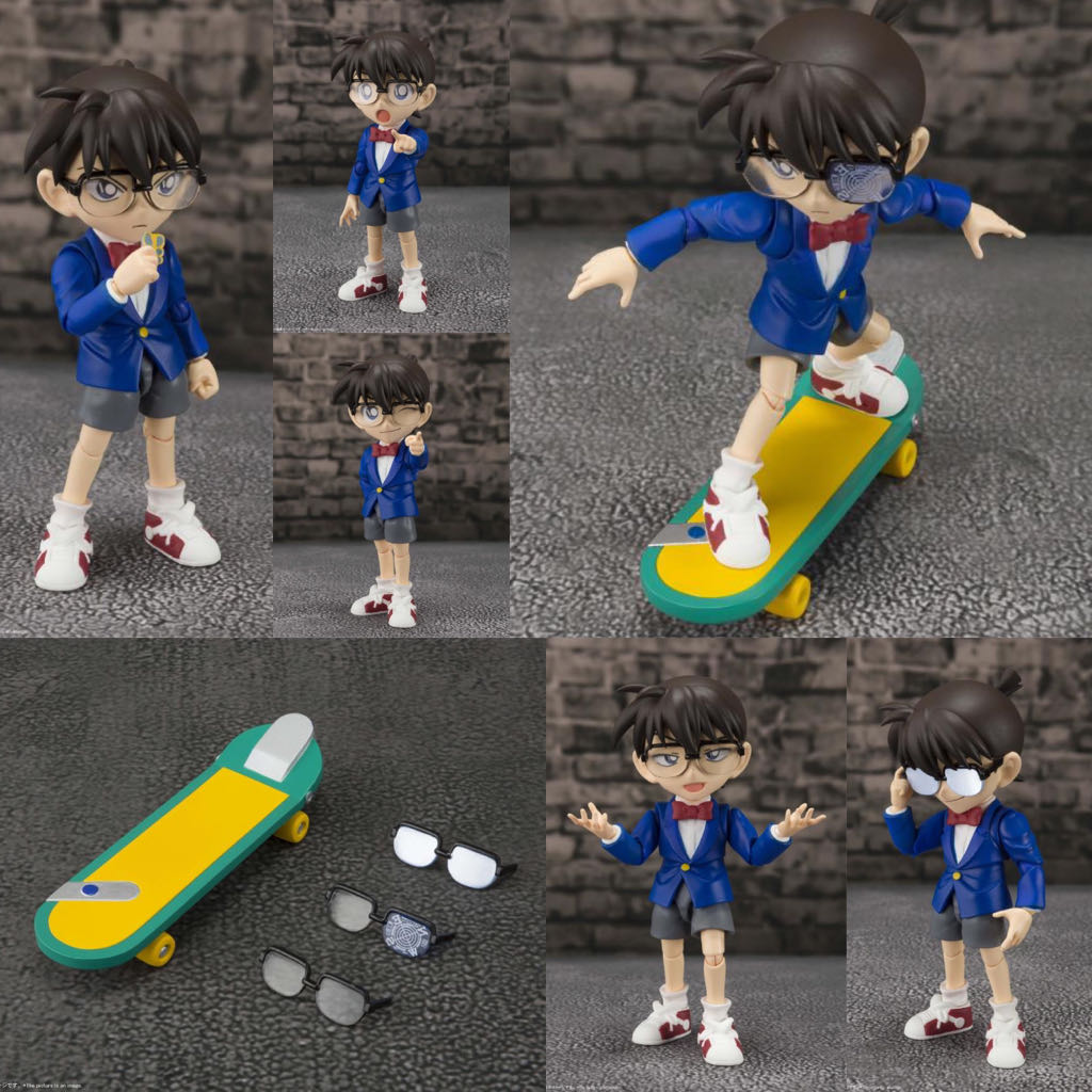 S.H.Figuarts: Detective Conan “Case Closed” - Conan Edogawa ~Tracking Edition~ - Bandai/Tamashii Nations (Simple Style & Heroic Action.) action figure collectible [Barcode 4573102587602] - Main Image 2