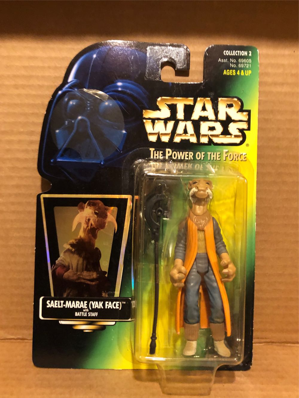 Saelt-Marae (Yak Face) - Kenner / Hasbro (Power of The Force 2) action figure collectible [Barcode 076281697215] - Main Image 2