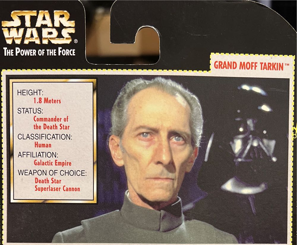 Grand Moff Tarkin - Hasbro / Kenner (The Power of the Force (Green)) action figure collectible [Barcode 076281697024] - Main Image 3
