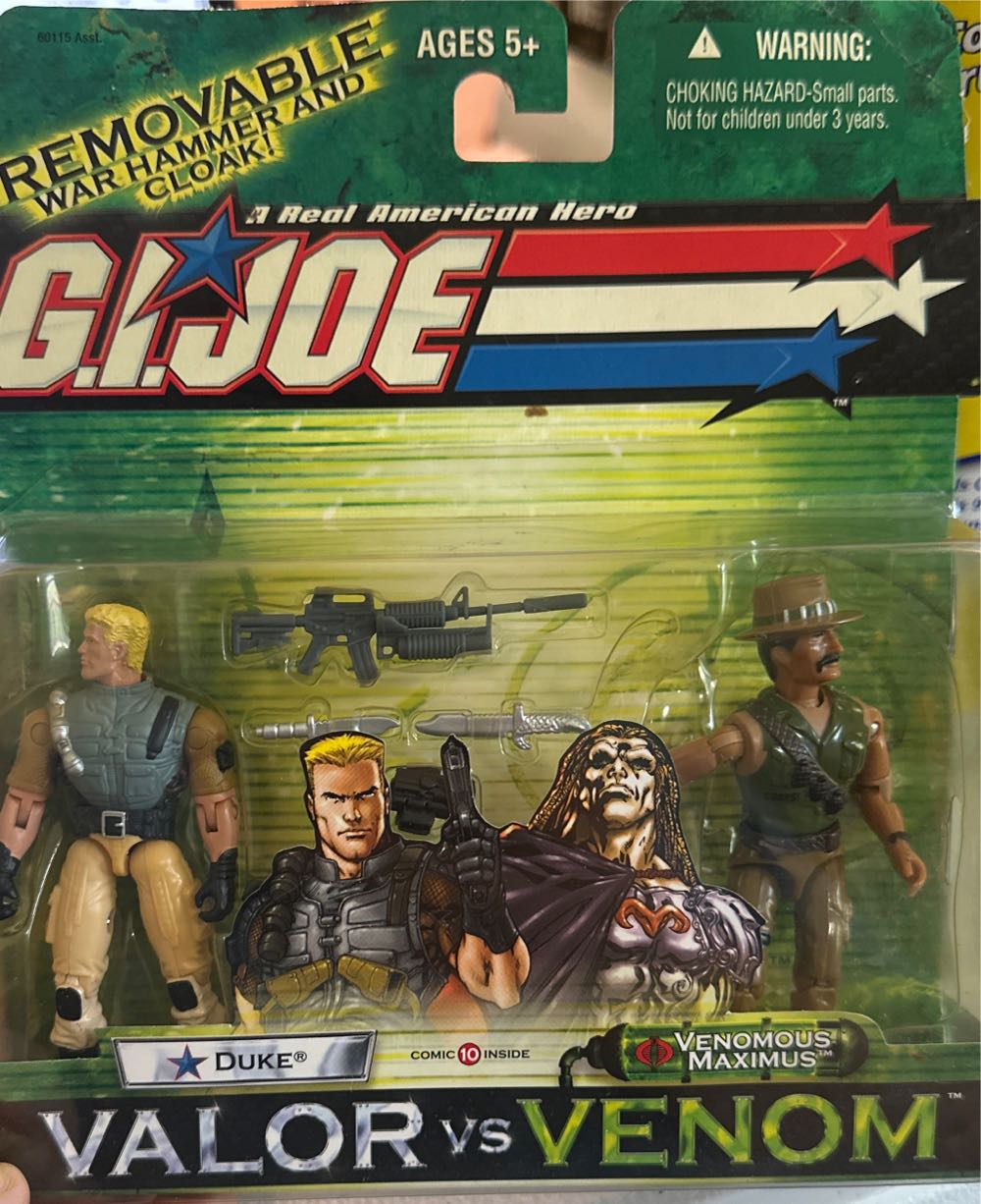 GI Joe Valor Vs Venom:  Duke vs Venomous Maximus - Hasbro (G.I. Joe - Valor vs Venom) action figure collectible [Barcode 076930559758] - Main Image 3