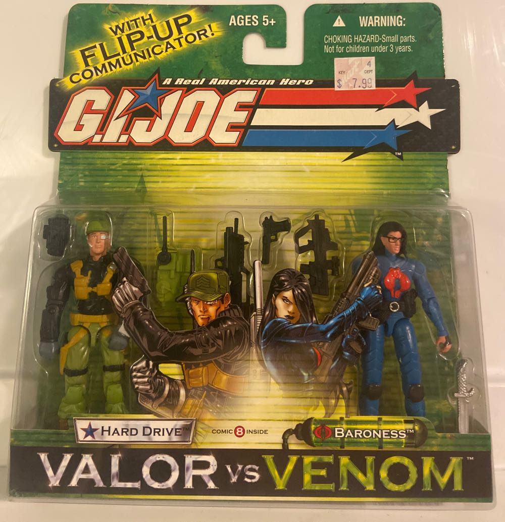 G.I. Joe - Hard Drive vs Baroness (VvV) - Hasbro (G.I. Joe - Valor vs Venom) action figure collectible [Barcode 076930559208] - Main Image 1