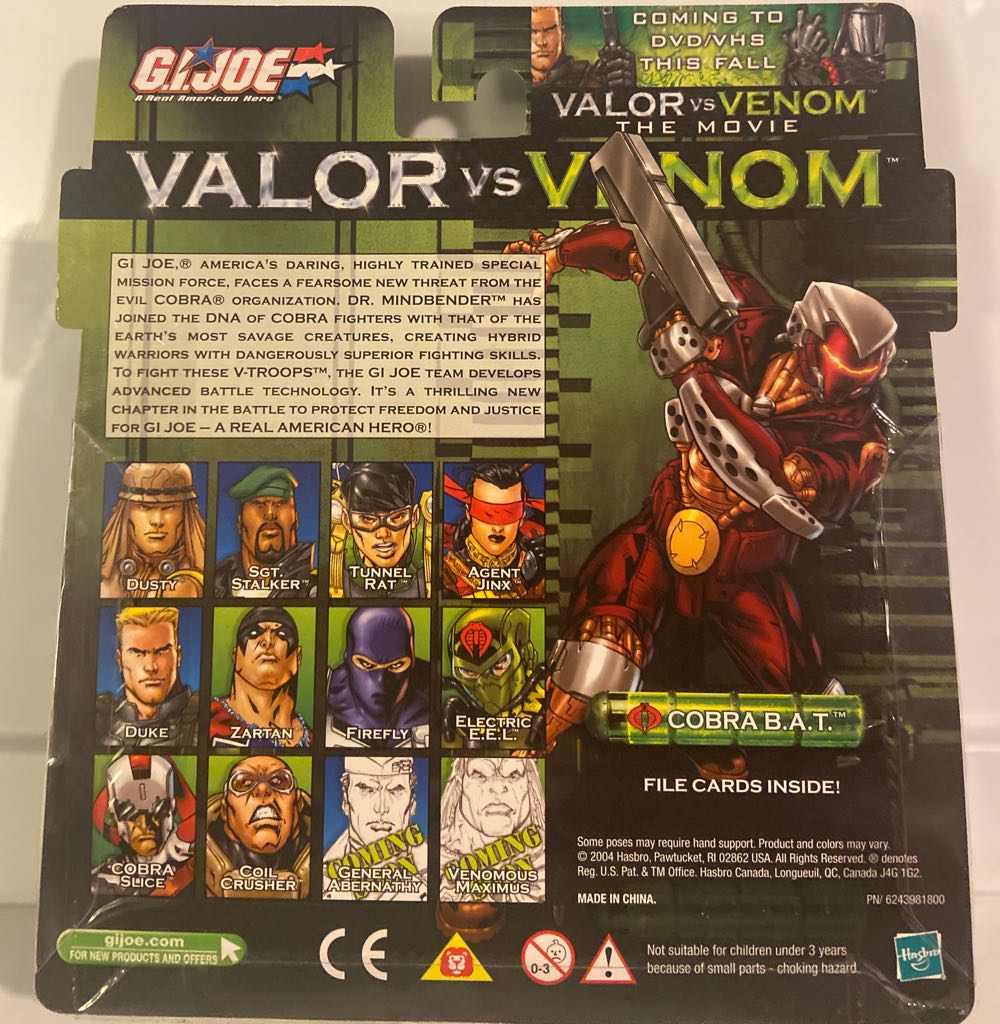 G.I. Joe - Snow Wolf vs Cobra B.A.T. (VvV) - Hasbro (G.I. Joe - Valor vs Venom) action figure collectible [Barcode 076930559703] - Main Image 2