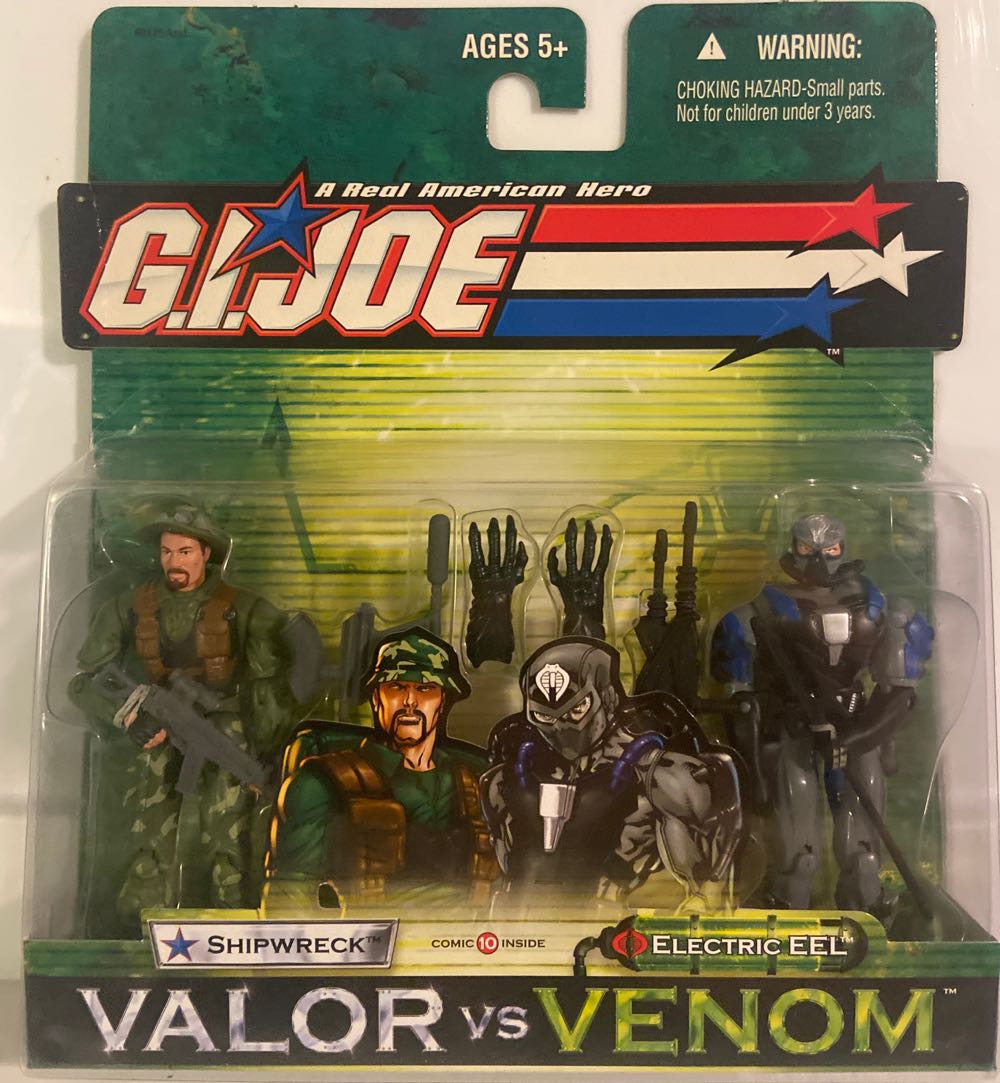 G.I. Joe - Shipwreck vs Electric Eel (VvV) - Hasbro (G.I. Joe - Valor vs Venom) action figure collectible [Barcode 653569002826] - Main Image 1