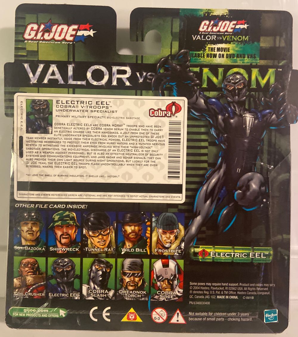 G.I. Joe - Shipwreck vs Electric Eel (VvV) - Hasbro (G.I. Joe - Valor vs Venom) action figure collectible [Barcode 653569002826] - Main Image 2