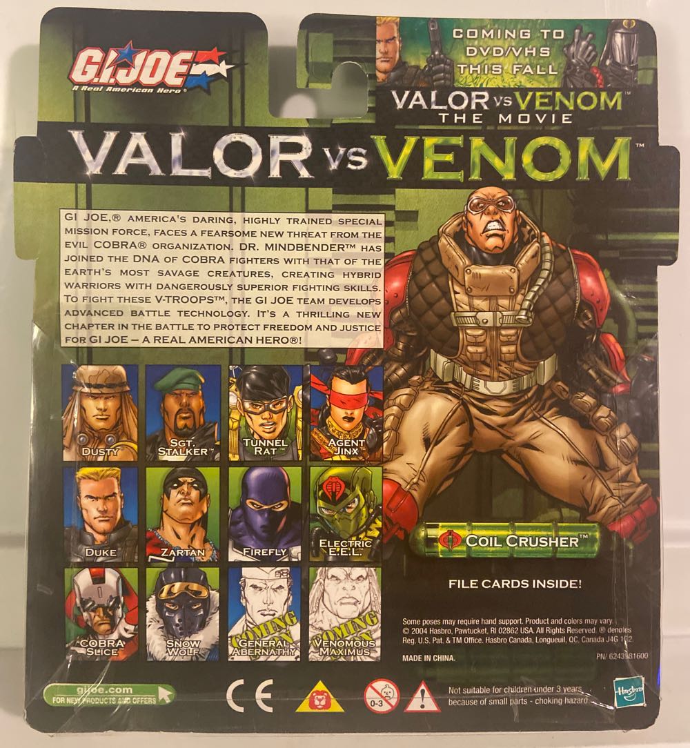 G.I. Joe Valor Ve Venom Wild Bill vs Coil Crusher (VvV) - Hasbro (G.I. Joe - Valor vs Venom) action figure collectible [Barcode 076930559604] - Main Image 2