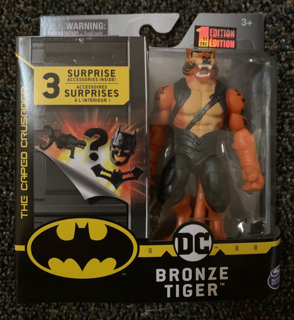 Bronze Tiger - Spinmaster (The Caped Crusader) action figure collectible [Barcode 778988243190] - Main Image 1