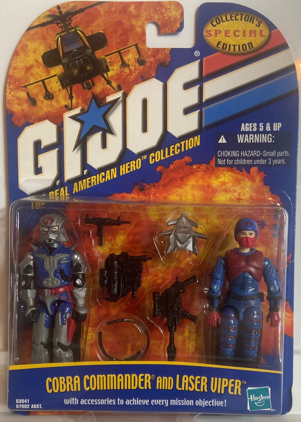 GI Joe Real American Hero Collection Cobra Commander & Laser Viper - Hasbro (G.I. Joe - Special Collector’s Edition) action figure collectible [Barcode 076930530412] - Main Image 1