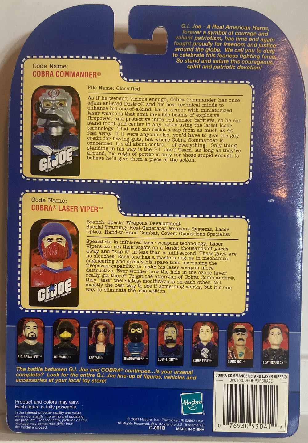 GI Joe Real American Hero Collection Cobra Commander & Laser Viper - Hasbro (G.I. Joe - Special Collector’s Edition) action figure collectible [Barcode 076930530412] - Main Image 2