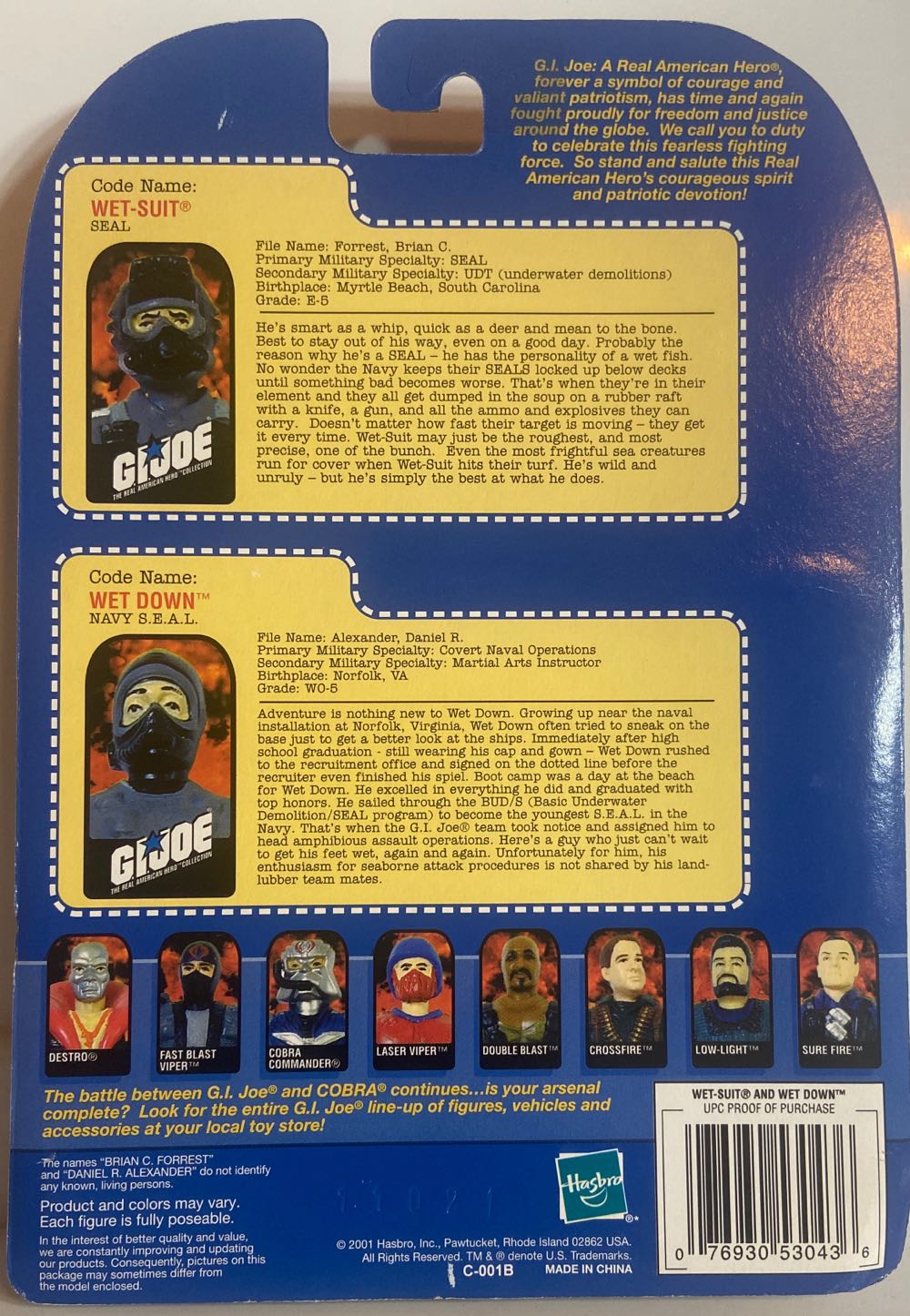 Wet-Suit & Wet Down - Hasbro (G.I. Joe) action figure collectible [Barcode 076930530436] - Main Image 2