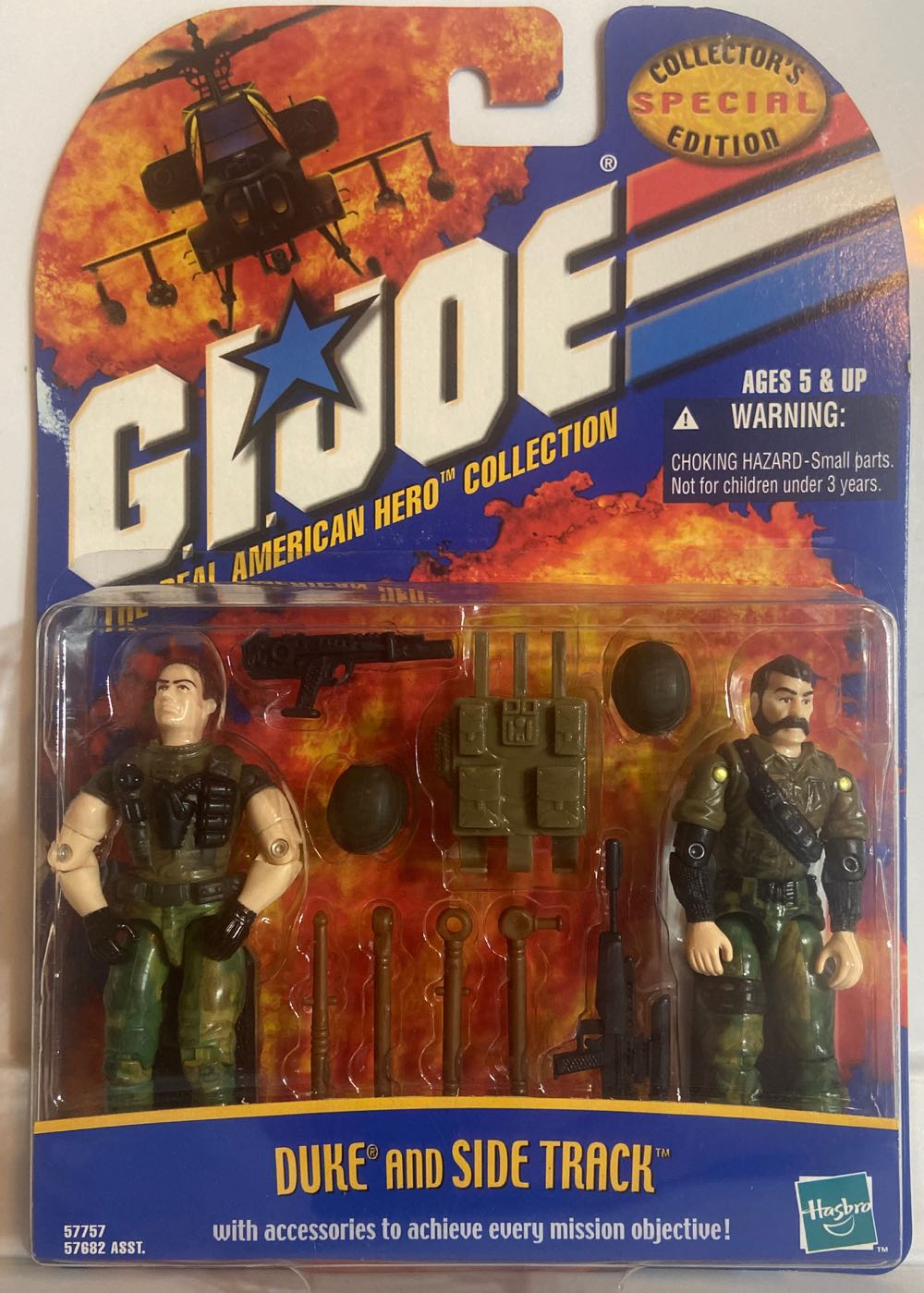 GI Joe Real American Hero Duke & Side Track - Hasbro (G.I. Joe) action figure collectible [Barcode 076930577578] - Main Image 1