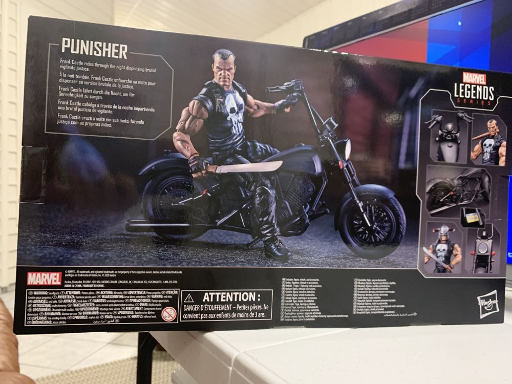 Marvel Legends Punisher W/Chopper - Hasbro (Marvel Legends) action figure collectible [Barcode 5010993733453] - Main Image 2