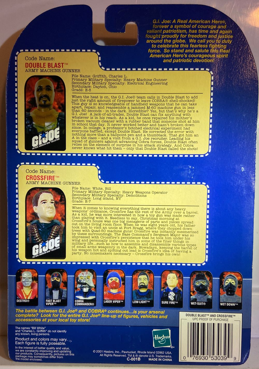 Double Blast & Crossfire - Hasbro (G.I. Joe - Special Collector’s Edition) action figure collectible [Barcode 076930530399] - Main Image 2