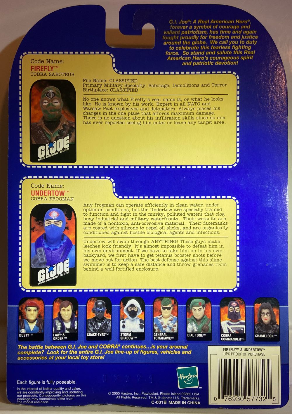 Firefly & Undertow - Hasbro (G.I. Joe) action figure collectible [Barcode 076930577325] - Main Image 2
