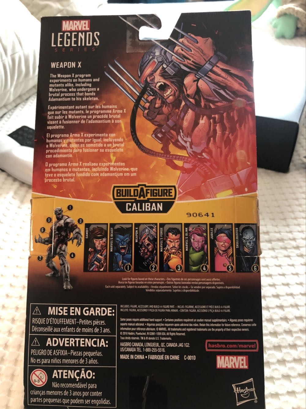 Weapon X (Wolverine) - Marvel Legends - Hasbro Marvel Legends (X Men) action figure collectible [Barcode 630509808571] - Main Image 3