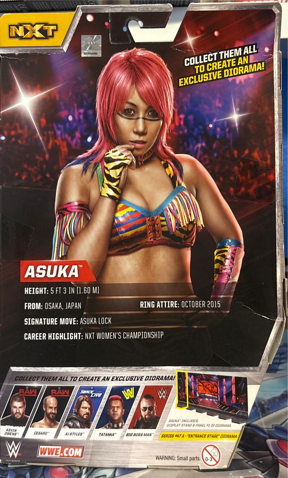 WWE Elite (47A) Asuka - Mattel (WWE Elite Collection - Series 47A) action figure collectible [Barcode 887961397383] - Main Image 2