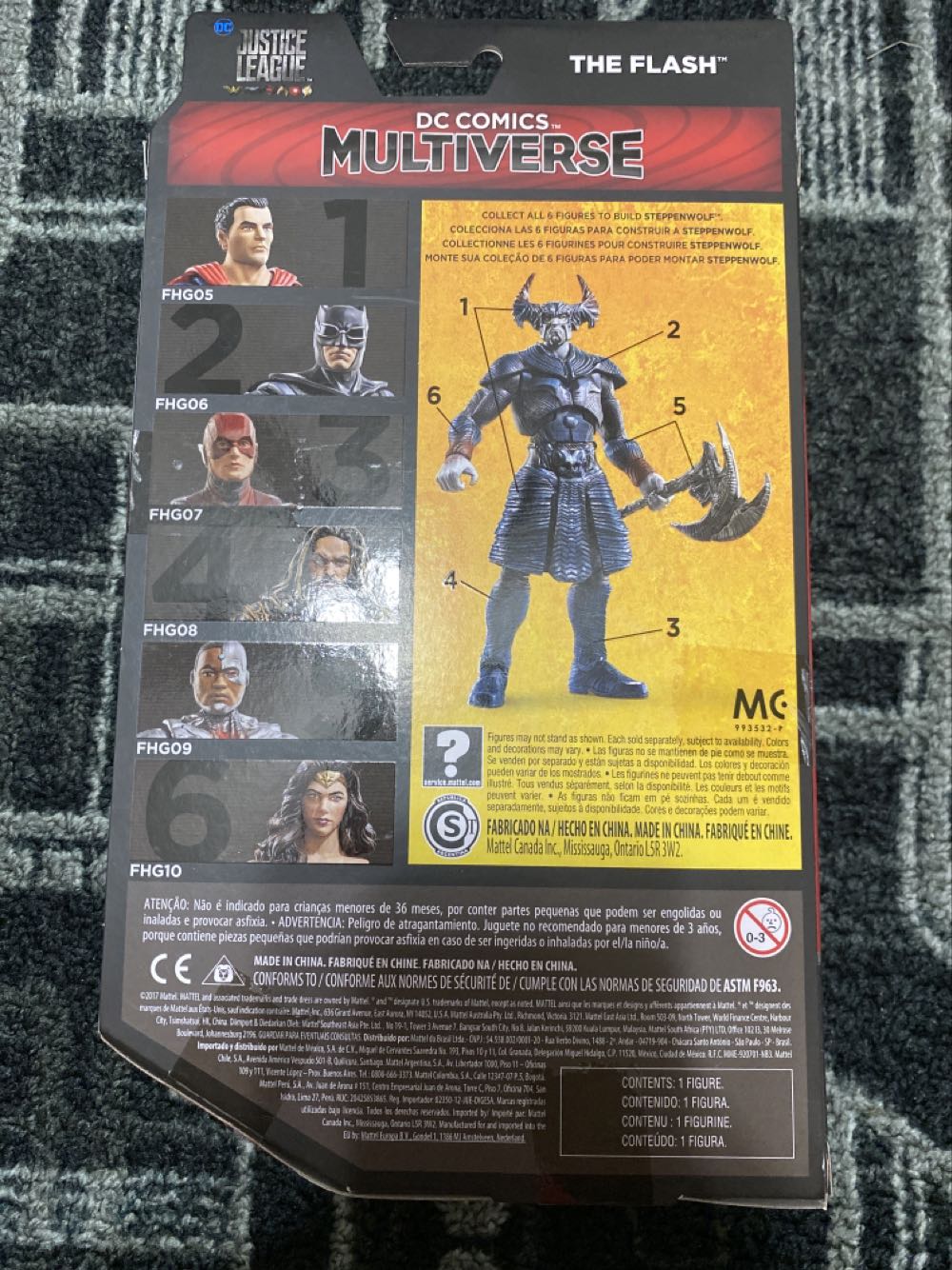 Justice League The Flash - Mattel (Justice League) action figure collectible [Barcode 887961522402] - Main Image 2