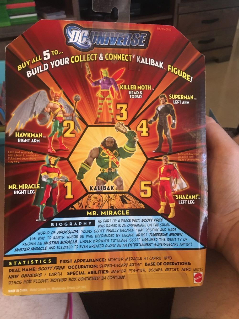 Mister Miracle - Mattel (DC Universe Classics) action figure collectible [Barcode 027084596304] - Main Image 2