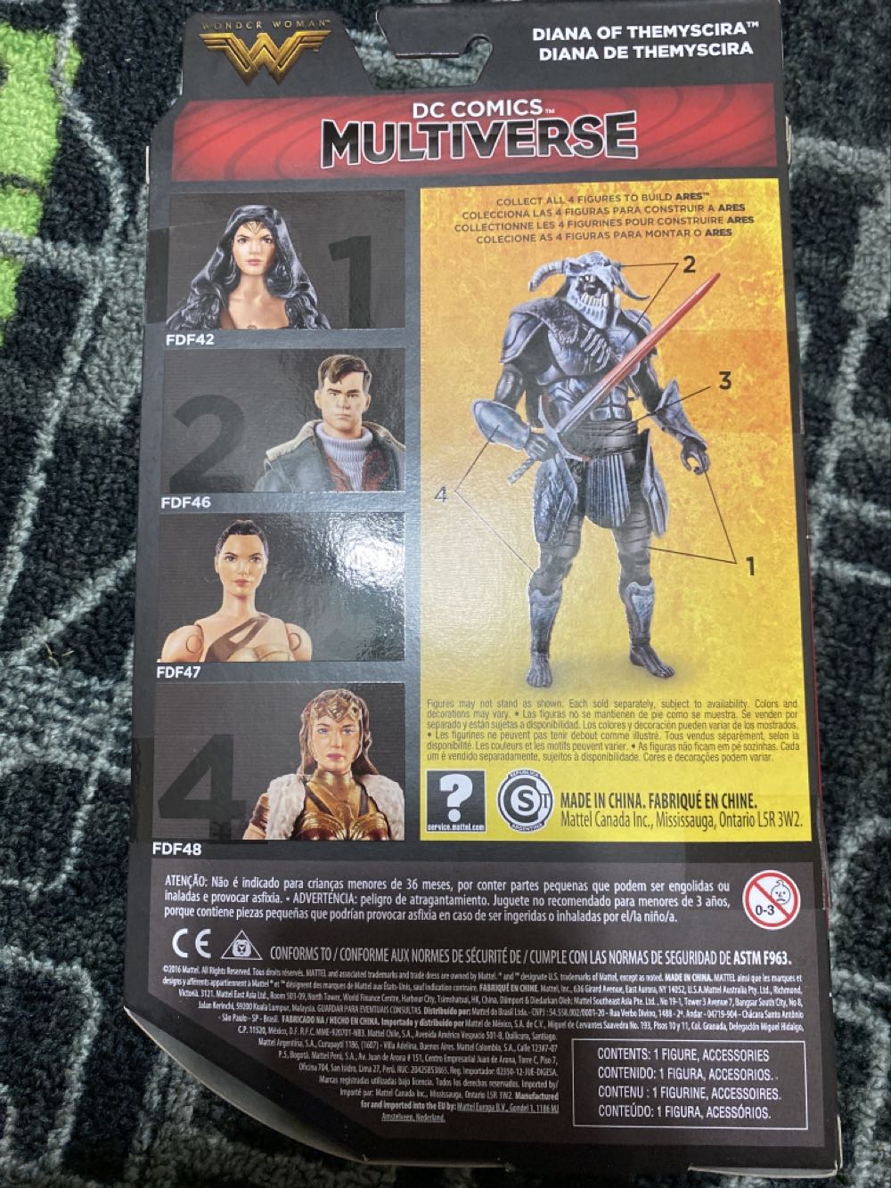 Training Armor Diana - Mattel (Wonder Woman Movie) action figure collectible [Barcode 887961466706] - Main Image 2