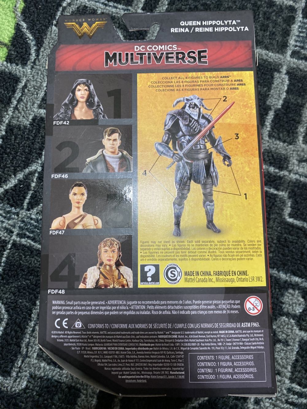 Queen Hippolyta - Mattel (Wonder Woman) action figure collectible [Barcode 887961466676] - Main Image 2