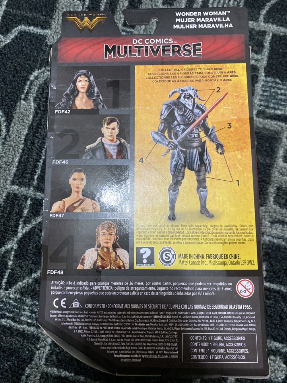 Wonder Woman - Mattel (Wonder Woman) action figure collectible [Barcode 887961466713] - Main Image 2