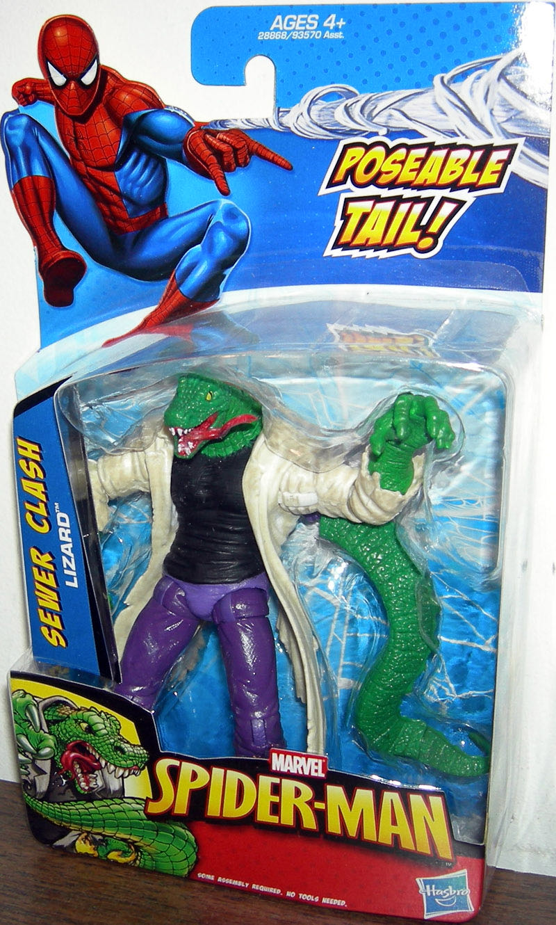 3.75” Marvel Sewer Clash Lizard - Hasbro - Marvel action figure collectible [Barcode 653569564102] - Main Image 1