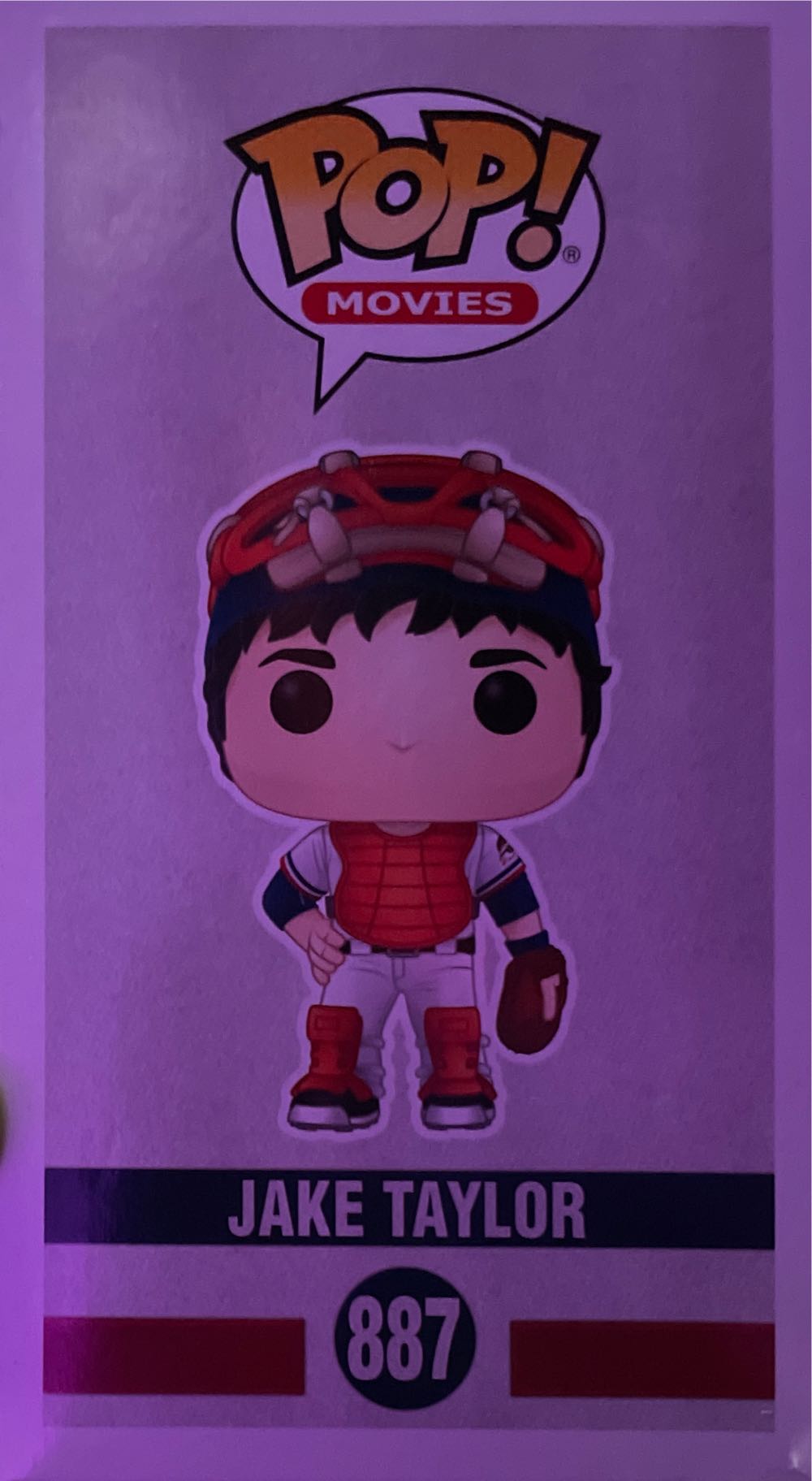 Funko Pop! Movies- Major League #887 Jake Taylor- - Funko (Major League Baseball) action figure collectible [Barcode 889698454001] - Main Image 3