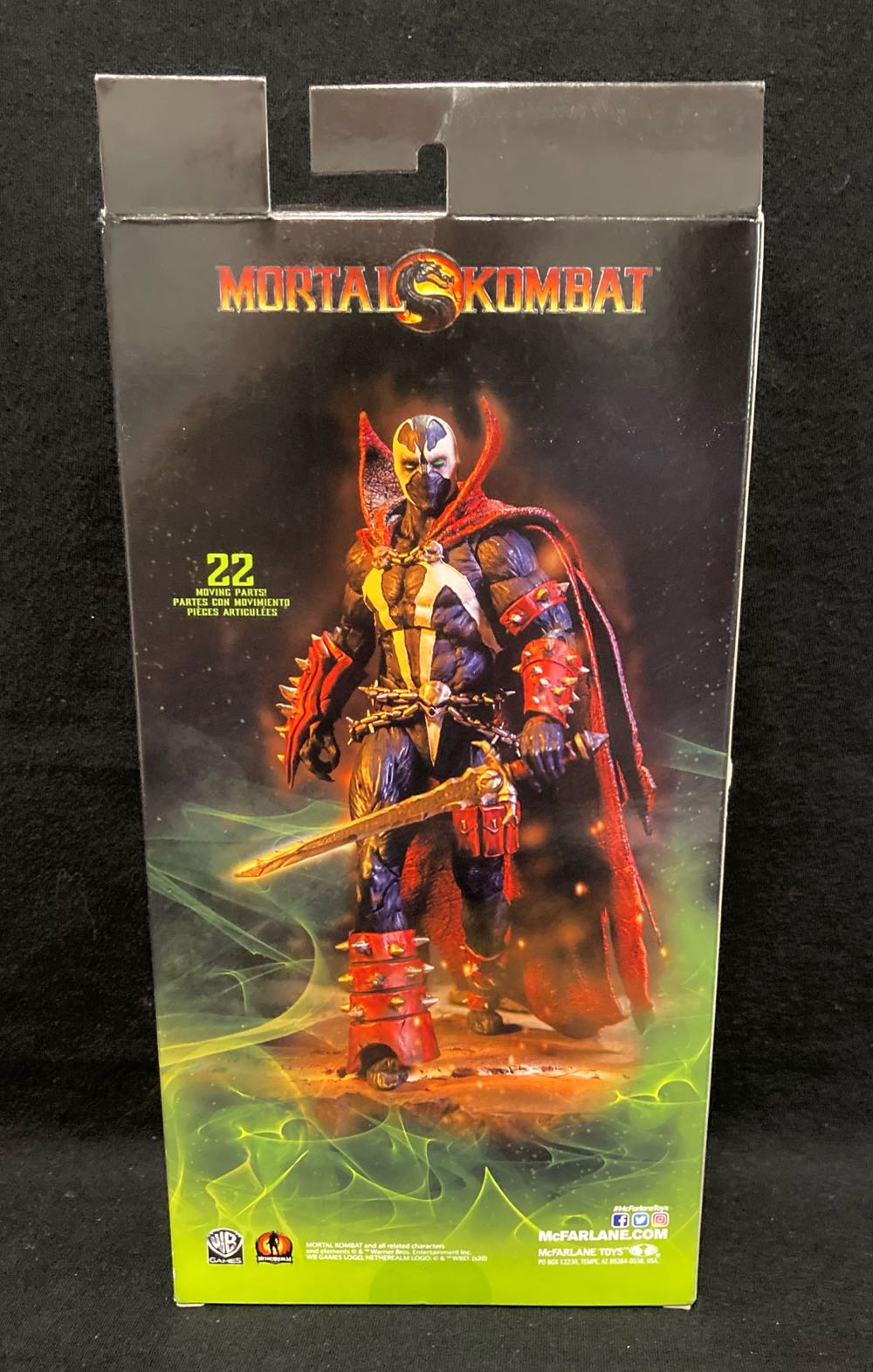 Spawn (w/ Sword) - McFarlane Toys (Mortal Kombat 11 Wave 2) action figure collectible [Barcode 787926110081] - Main Image 2