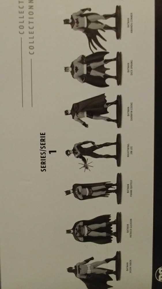 Batman Black & White Mini Figure 7 Pack Series 1 - DC Collectibles (Batman Black & White) action figure collectible [Barcode 761941362205] - Main Image 2